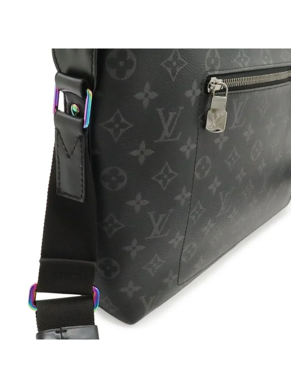 Louis Vuitton Monogram Eclipse Apollo Messenger Mm Shoulder Bag Fragment